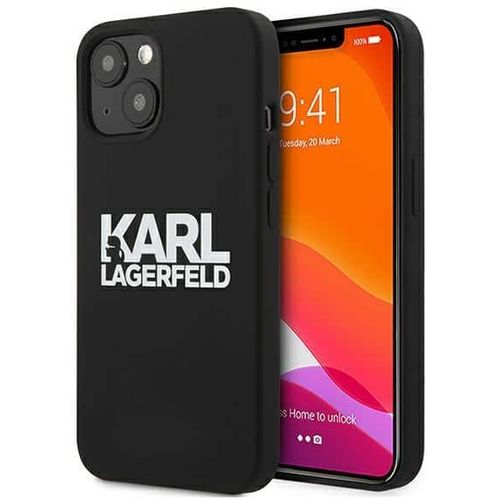 Karl Lagerfeld originalna Silicone Stack Logo maska za iPhone 13 mini slika 1