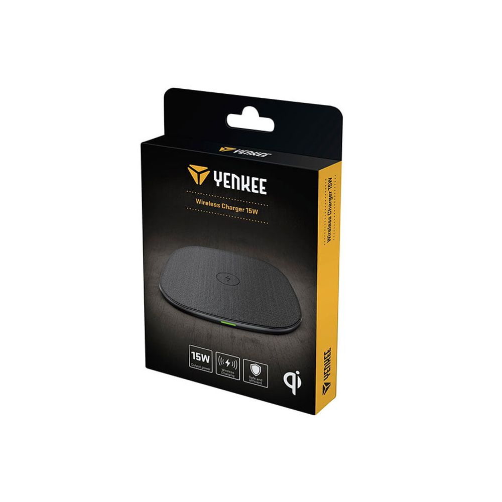 Yenkee Punjač Bežični Wireless 15W YAC 5150 BK slika 4