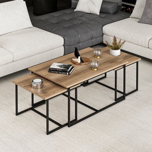 Levada - Walnut Walnut Nesting Table (3 Pieces) slika 1