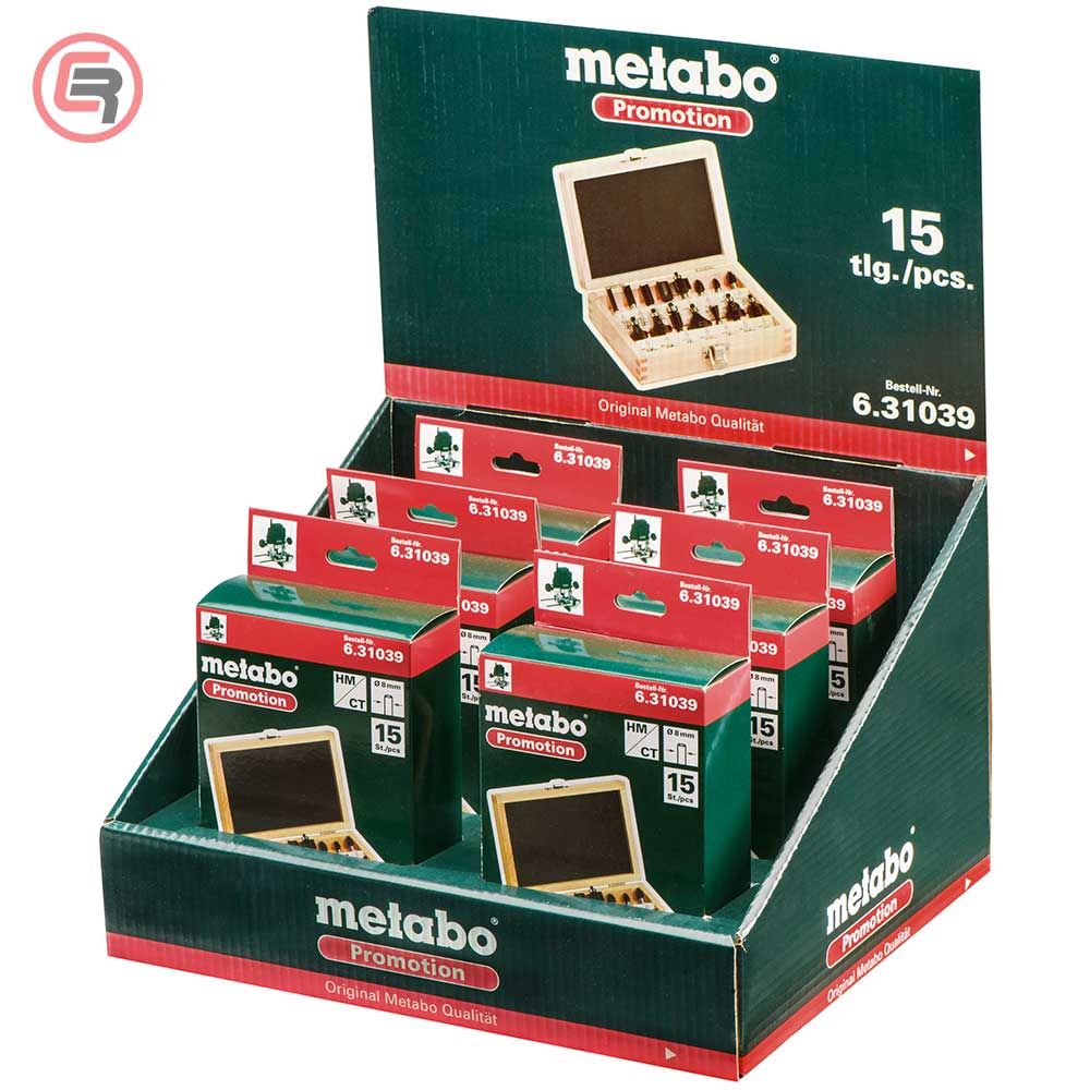 Metabo Garnitura Glodala Za Drvo Profilnih 8 mm "SP" 15 dijelna - 631039000 slika 2