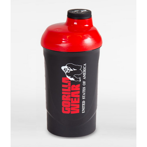 Gorilla Wear Šejker Wave 600ml - Black/Red slika 1