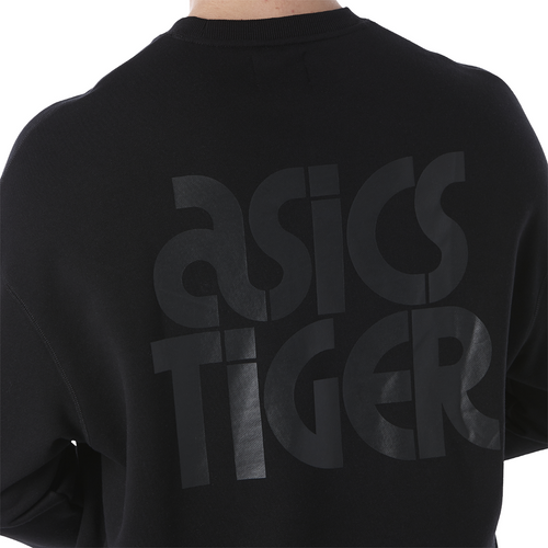 ASICS Muški duks Bl Sweat Crew crni slika 8