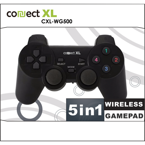 Connect XL Gamepad wireless, 5u1, PC i PS1/2/3,  2,4GHz, 10met - CXL-WG500 slika 1