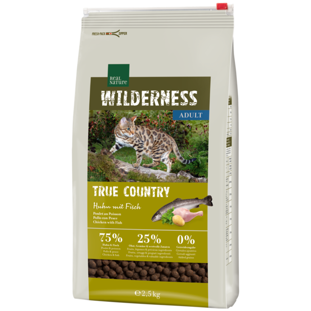 Real Nature Cat Wilderness Adult True Country 2,5 kg slika 1