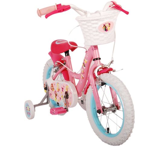 Dječji bicikl Disney Princess 14 inča Roza s dvije ručne kočnice slika 9