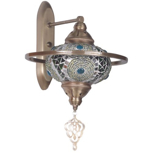 Yeni Macellan Aplik Mozaik Camlı - 7788-3A Multicolor Wall Lamp slika 1