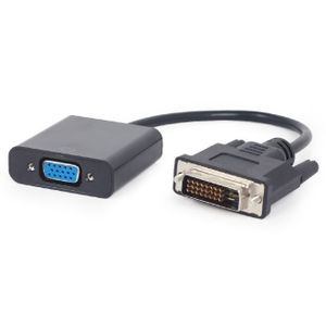 Gembird A-DVID-VGAF-01 VIDEO Adapter DVI-D to VGA HD15, M/F, Cable 20cm, Black