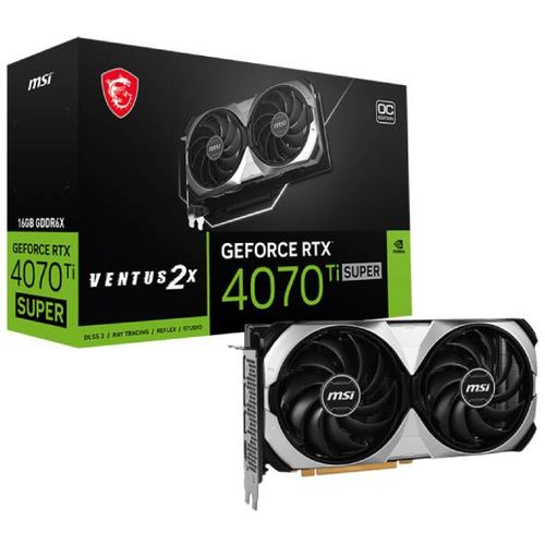 MSI nVidia GeForce RTX 4070 Ti 16GB 256bit RTX 4070 Ti SUPER 16G VENTUS 2X OC slika 1