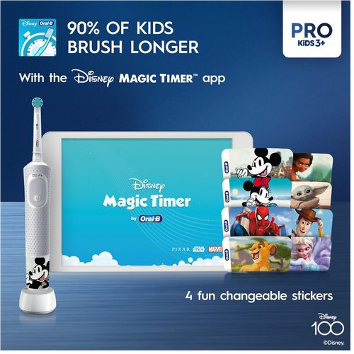 Oral-B električna četkica Pro Kids 3+ Disney+putna torbica slika 3