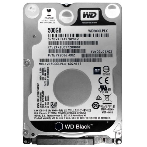 HDD 2.5 ** 500GB WD5000LPLX WD 7200RPM 32MB SATA3 7mm slika 1