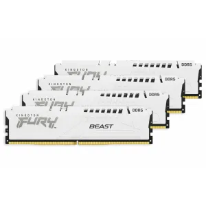 Kingston FURY Beast White XMP DDR5 Memorija 64GB 6000MT/s CL40 (Kit od 4)