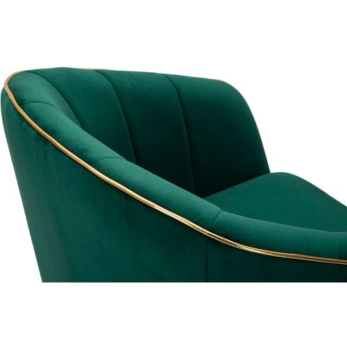 Mauro Ferretti Fotelja Paris verde-gold cm 62x58x78 slika 7