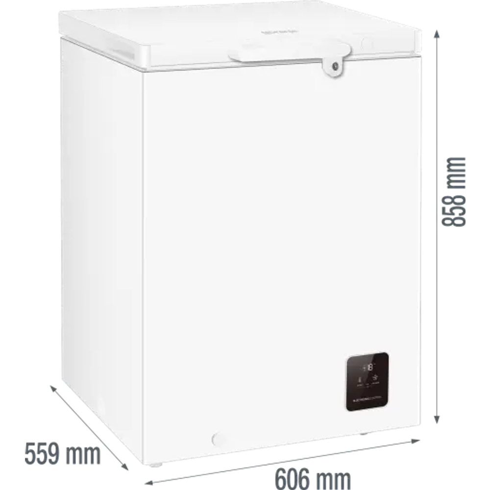 GORENJE Zamrzivač FH15E6W5 / 141 l slika 3