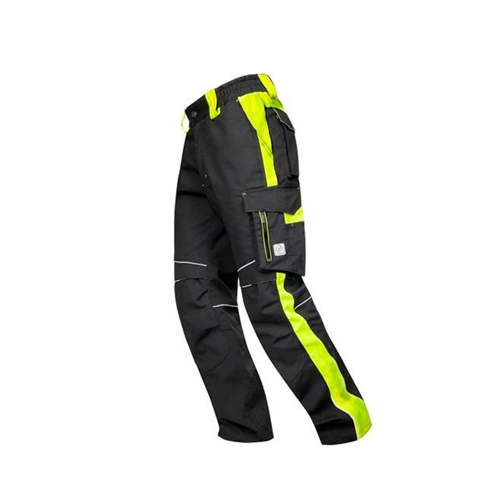 Ardon radne hlače klasične Neon H6401/52 (crno-žute) slika 3