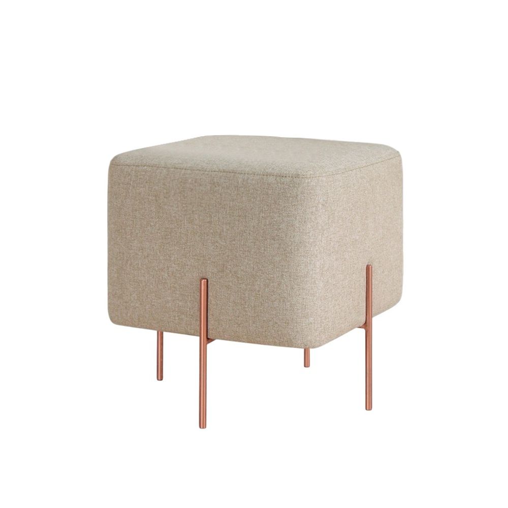 Copper 60 - Otoman Tabure sa Bakarnim Nogama slika 6