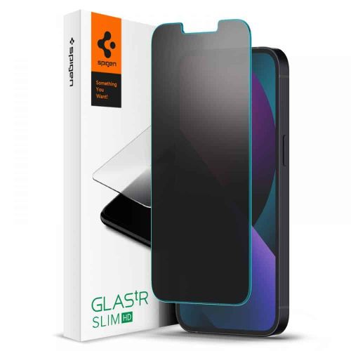 KALJENO STAKLO SPIGEN GLAS.TR SLIM IPHONE 13/13 PRO PRIVACY slika 1