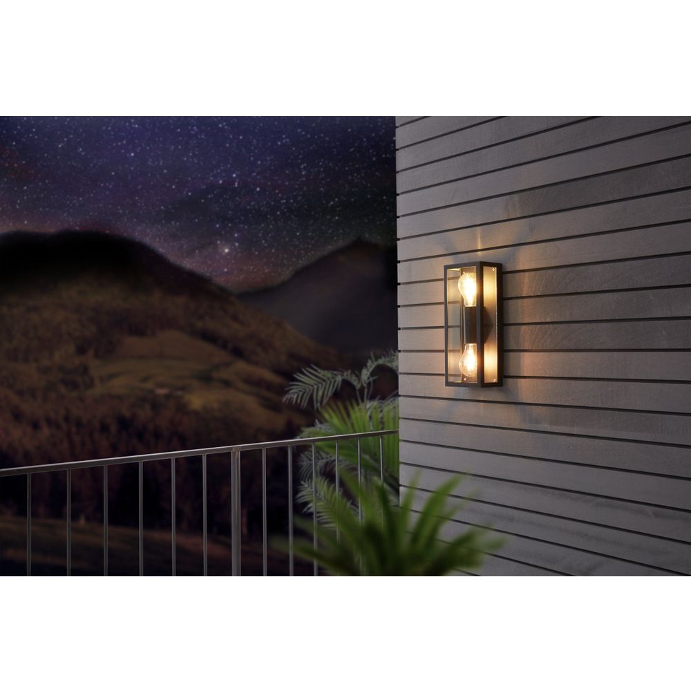 Eglo Alamonte 1 Vanjska Zidna/Stropna Lampa, E27, Crna slika 7