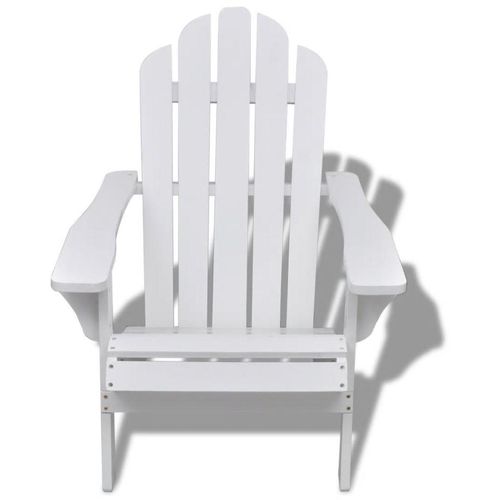 Vrtna stolica drvena bijela slika 5
