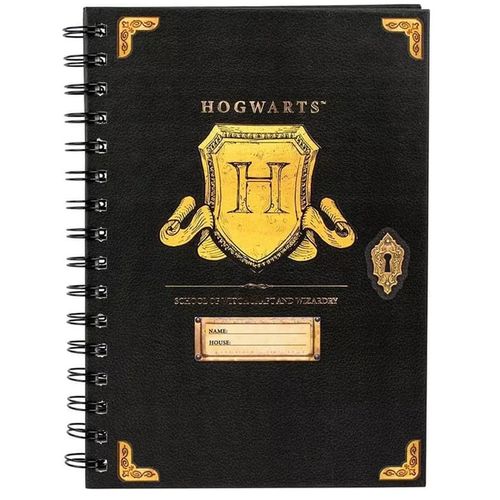 Harry Potter - A5 Wiro Notebook - Hogwarts Shield slika 1