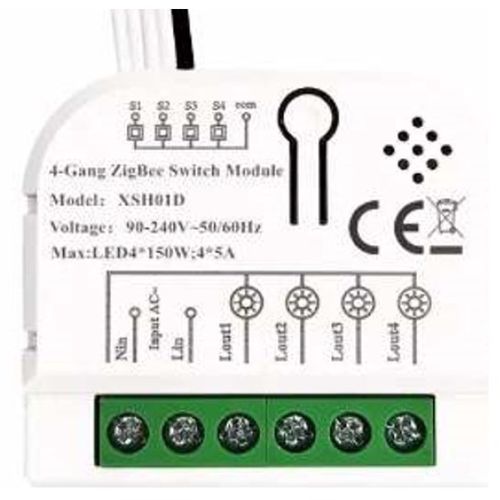 SMART-4GANG Tuya Wifi DIY Self-locking daljinski upravljac Smart Switch relejni modul DC 5V/7-32V AC slika 1