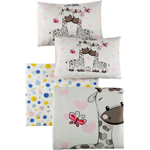 Colourful Cotton Komplet posteljine za bebe od ranforcea Sweet slika 3