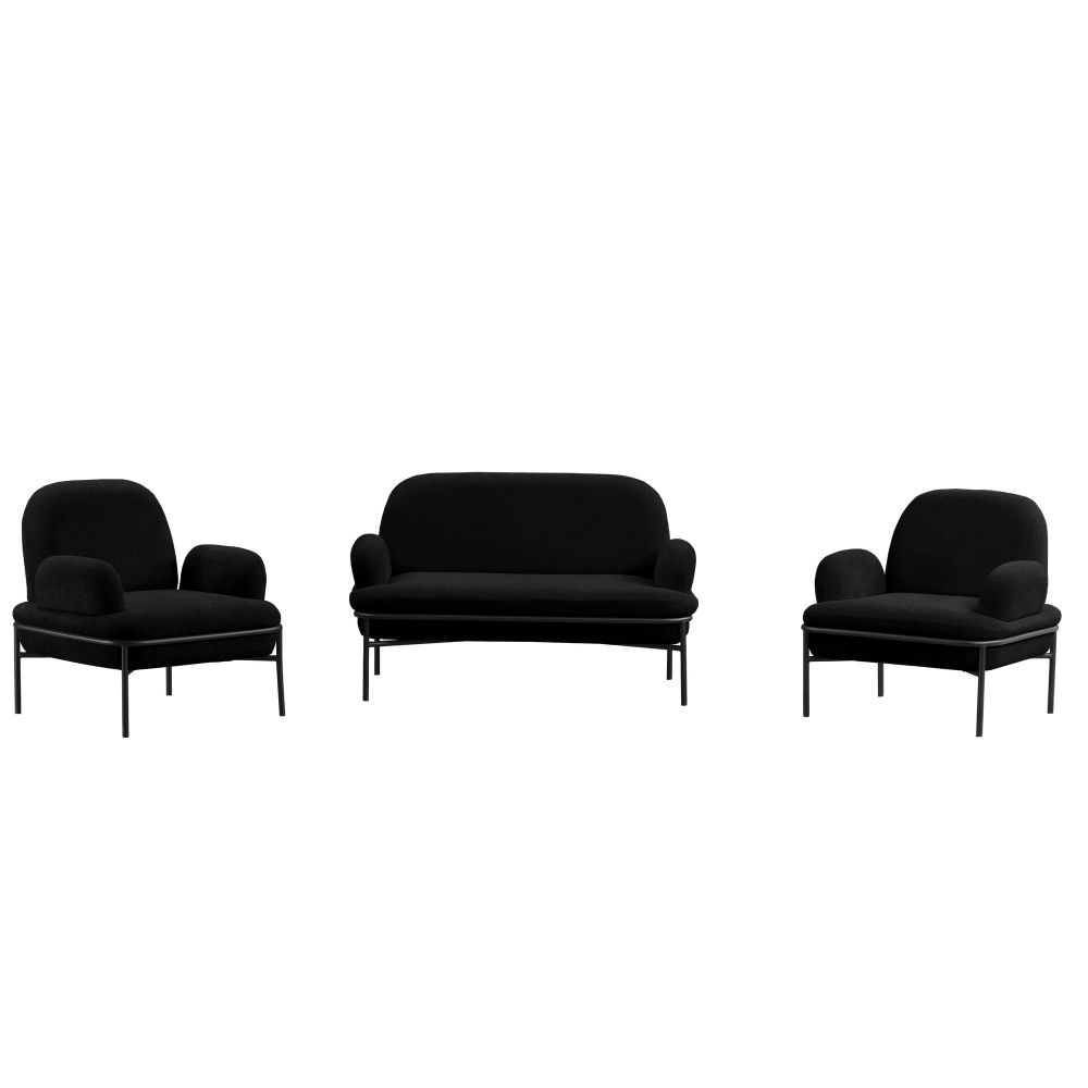 Sofa Set Aster - Crna slika 2
