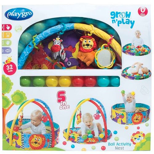 PLAYGRO Bazen od tekstila sa životinjicama slika 2