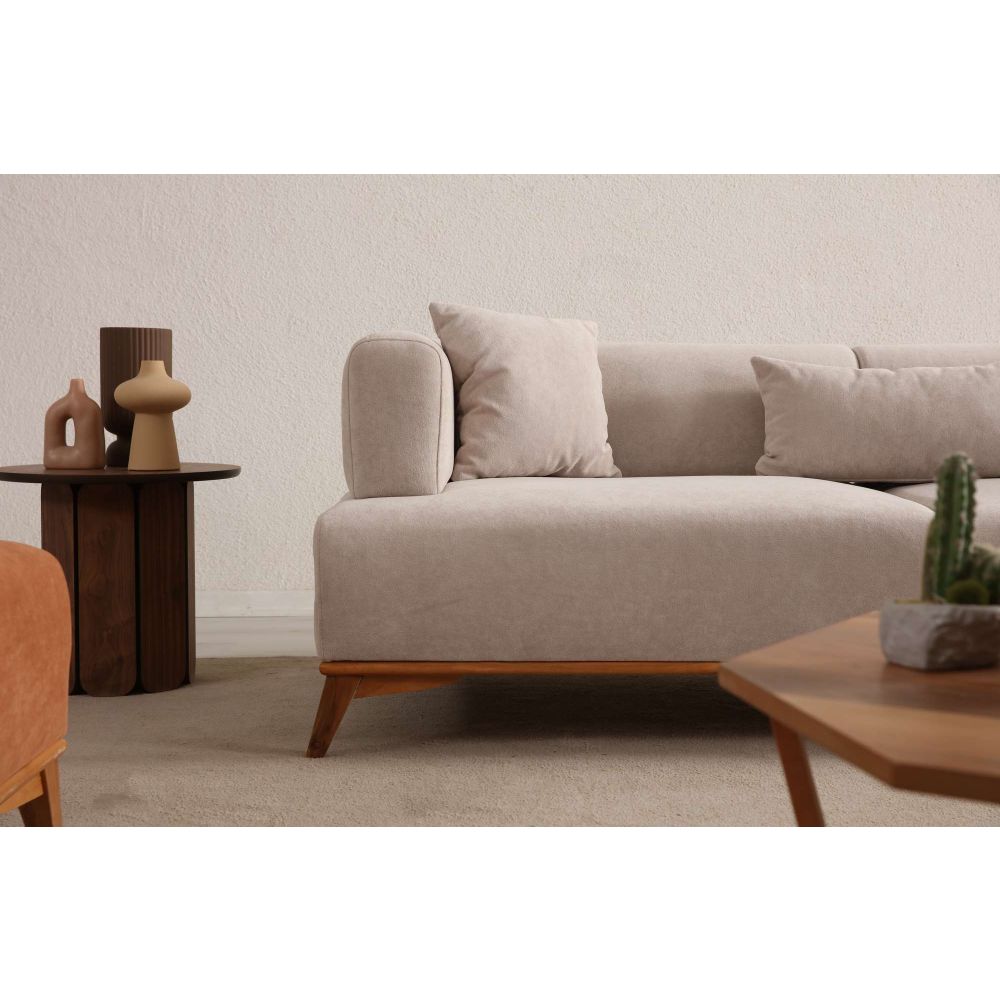 Sofa za tri osobe Hera - boja: krem slika 3