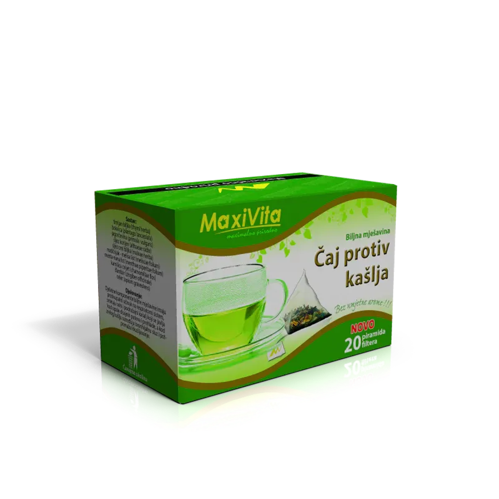 MAXIVITA ČAJ PROTIV KAŠLJA FILTER A20 slika 1