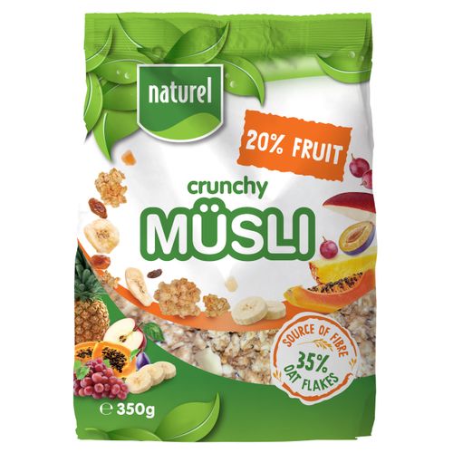 Naturel Crunchy muesli s voćem 350g slika 1