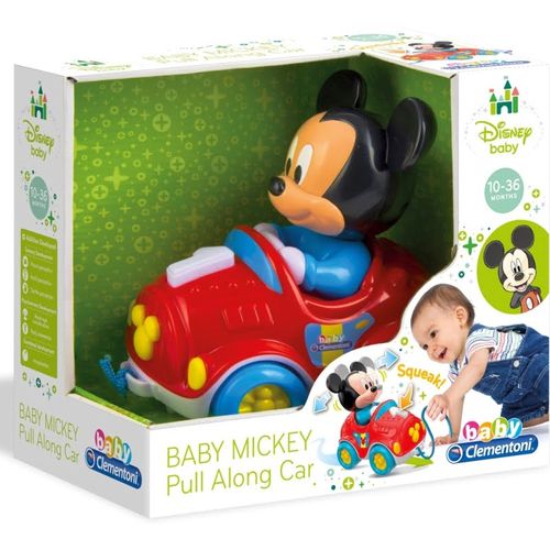 Clementoni Baby Mickey, Pull Alog Car - Auto za vuču slika 1