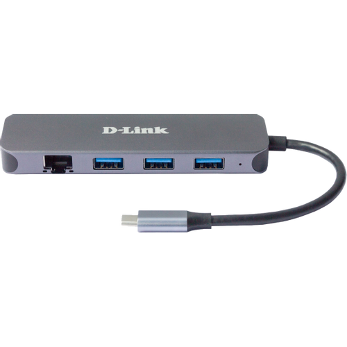  D-Link USB HUB DUB-2334 5in1 USB-C - USB3.0x3/GLAN/PD slika 3