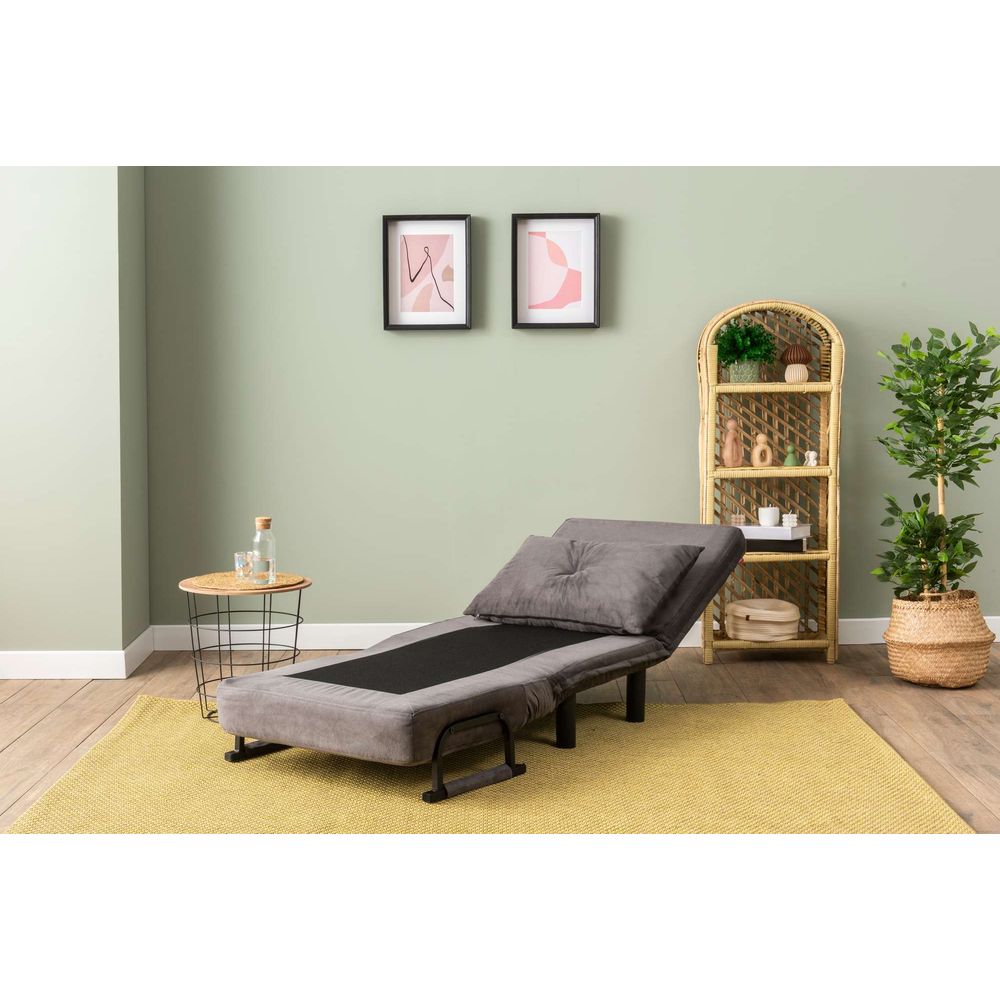 Sofa na razvlačenje Sento Singl - Sivi slika 5