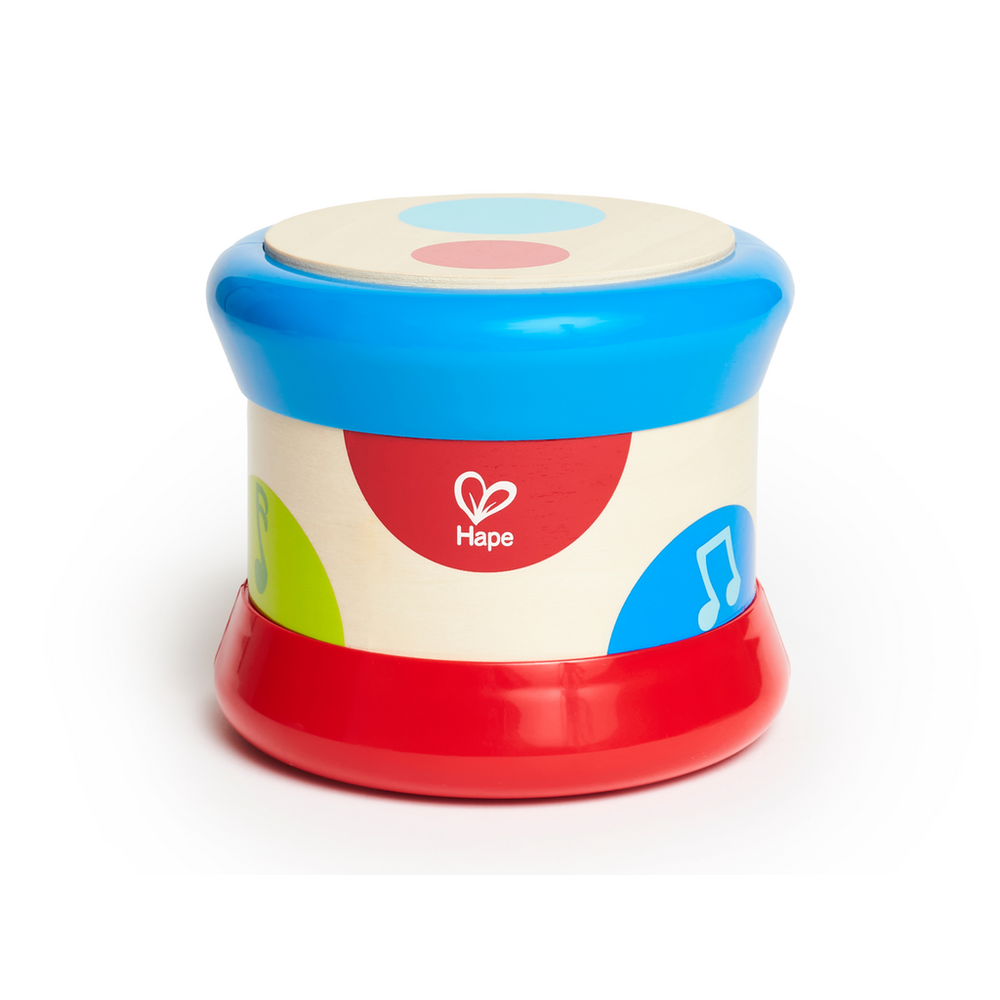 Hape Drveni bubanj Baby Drum E0333B  slika 1