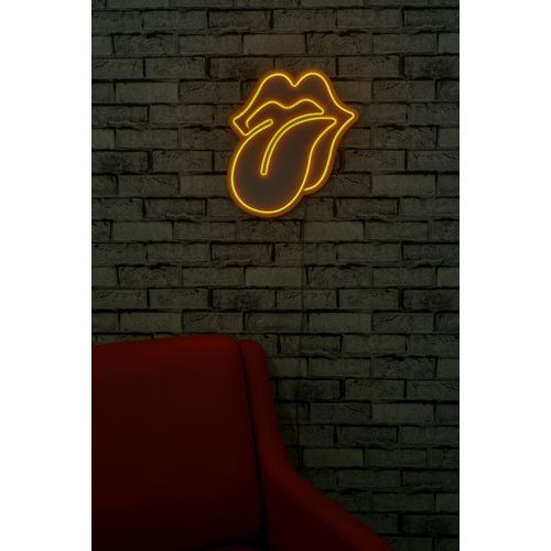 Wallity Ukrasna plastična LED rasvjeta, The Rolling Stones - Yellow slika 2