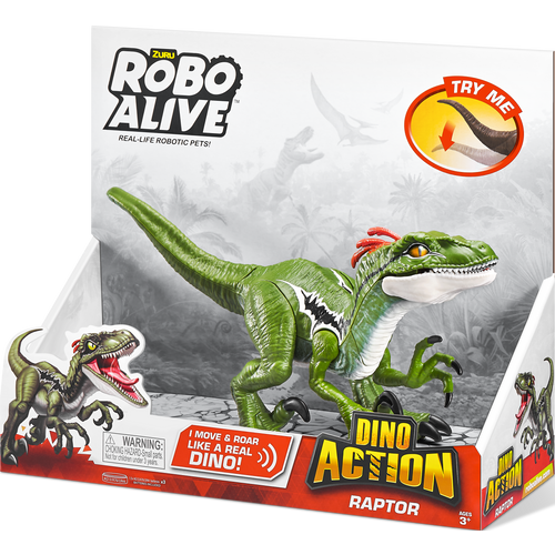 Robo alive Dino action Raptor slika 3