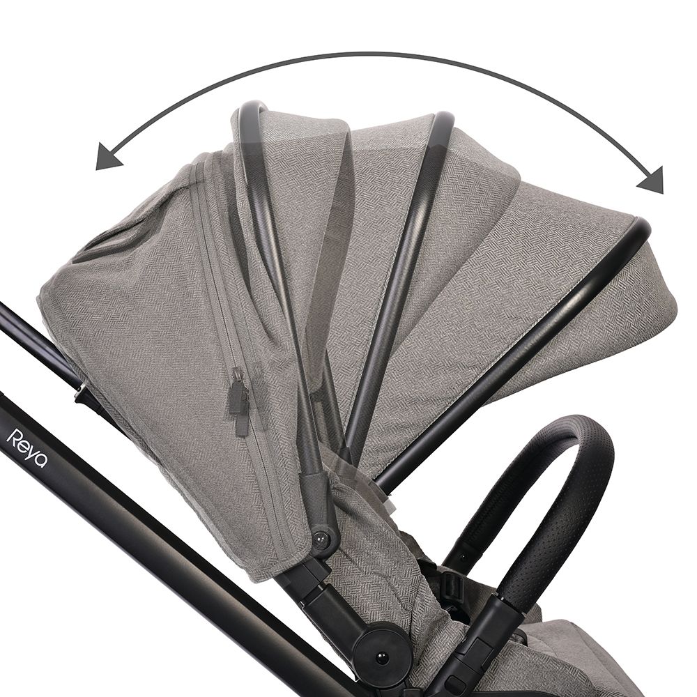 Lorelli Kolica za bebe Reya 3U1, Black Jasper slika 16