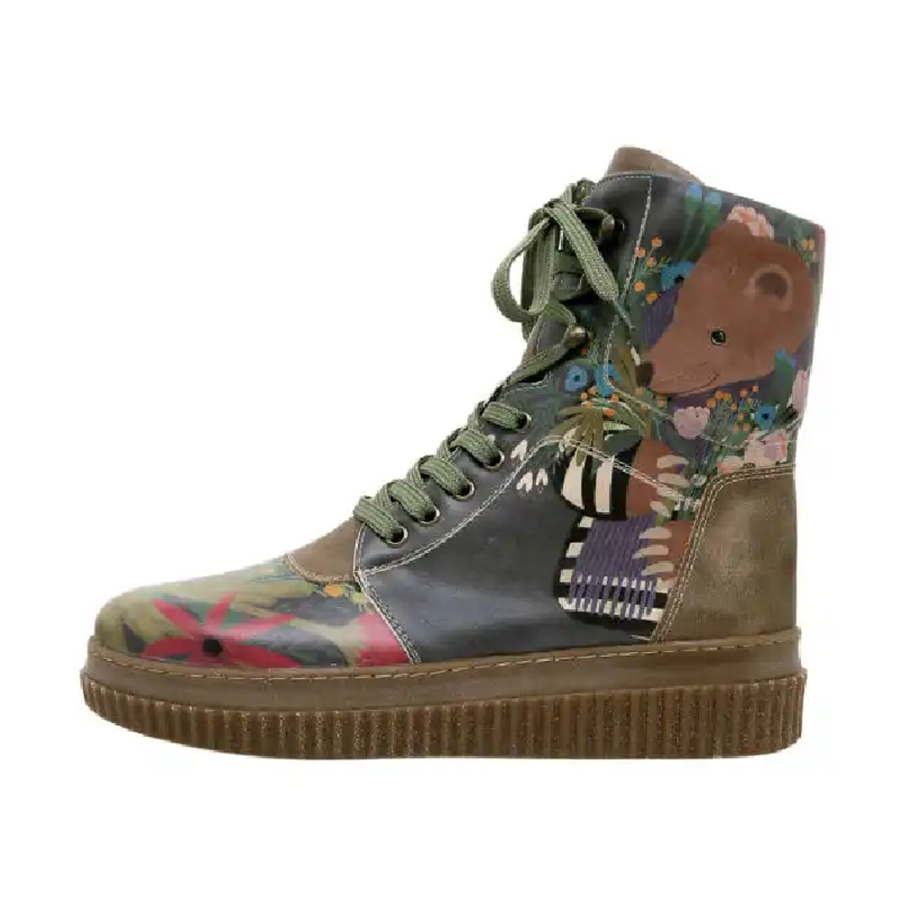 DOGO Duboke čizme Future Boots Bear and Flowers slika 3