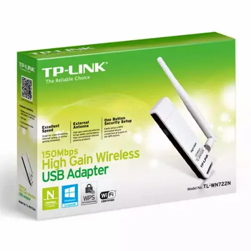 TP-LINK 150Mbps High Gain Wireless USB Adapter TL-WN722N slika 2