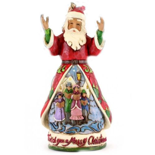 Wish You Merry Xmas Santa Hanging Ornament Figure slika 1