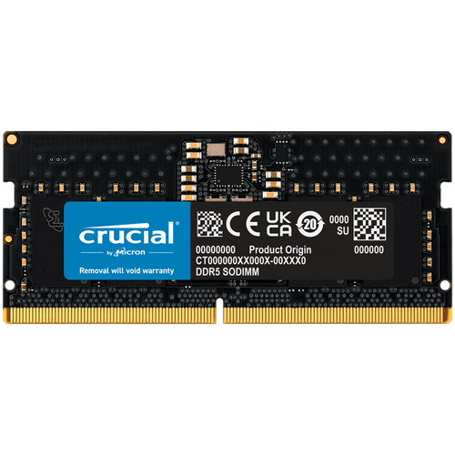 CRUCIAL 8GB DDR5-4800 SODIMM CL40 Memorijski Modul slika 1