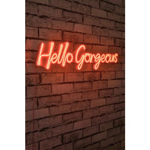 Wallity Ukrasna plastična LED rasvjeta, Hello Gorgeous - Red slika 10