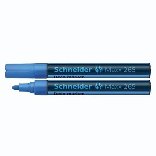 Flomaster Schneider Deco Marker Maxx 265 tekuća kreda 2-3 mm plavi  S126510 slika 2