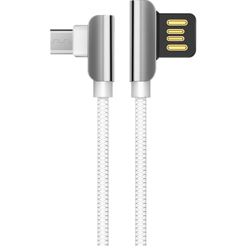 hoco. USB kabel za smartphone, micro USB, 1.2 met., 2.4 A, bijela - U42 Exquisite steel, Micro USB, WH slika 3