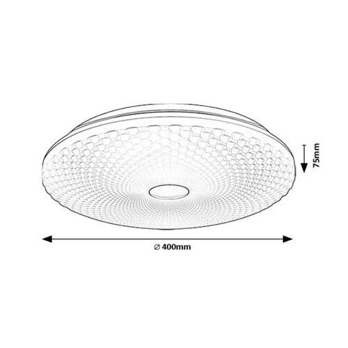 Rabalux Galeti2 led plafonska lampa 71184 slika 4