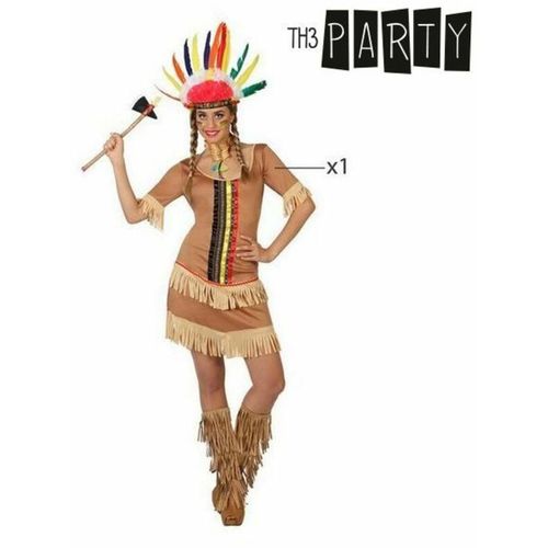 Svečana odjeća za odrasle Th3 Party Smeđa Američki Indijanac (1 Dijelovi) XL slika 4