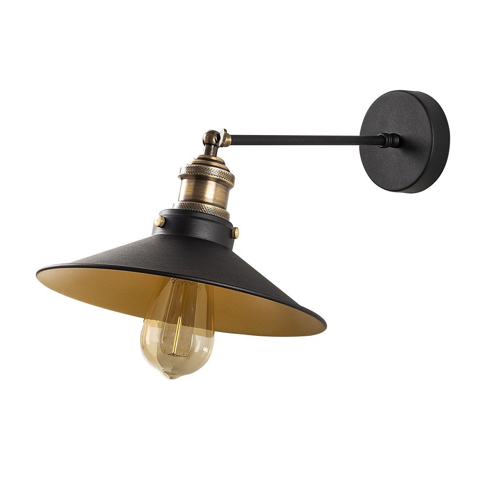 Zidna lampa Sağlam - 3741 u crno-zlatnoj boji slika 2