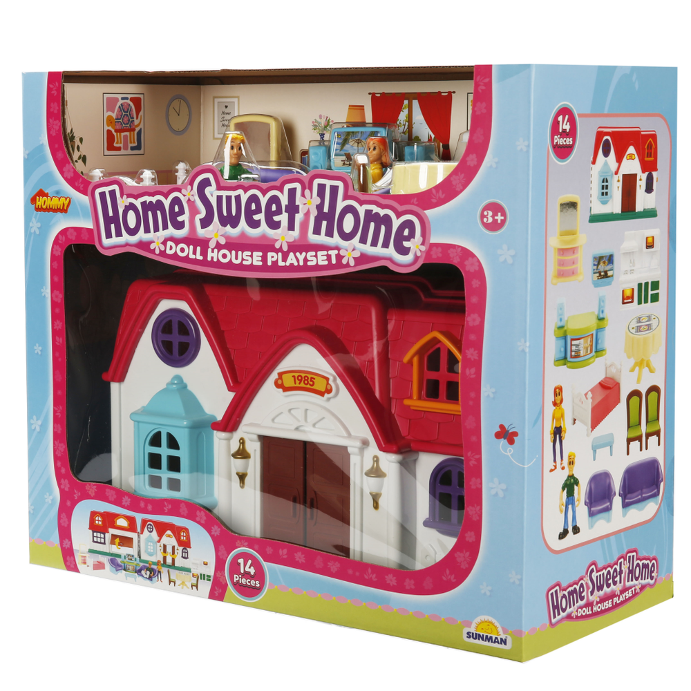 Sunman 05676 Kućica za lutke Home Sweet Home slika 6