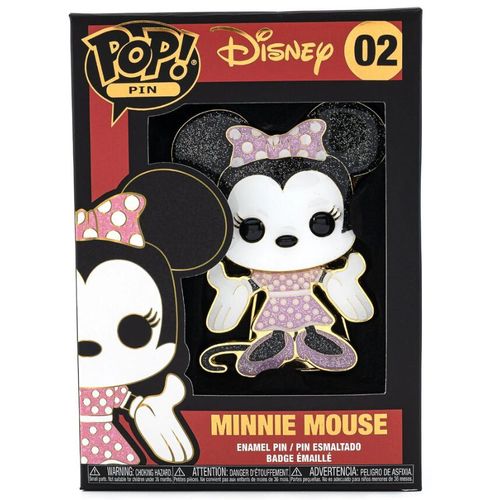 Funko pop Disney Minnie Large Enamel bedž 10cm slika 3