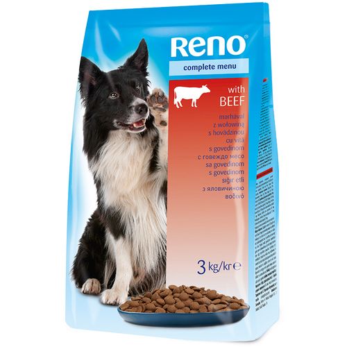 Reno hrana za pse govedina 3kg vreća slika 1